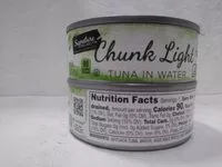Jumlah gula yang masuk Tuna, Chunk Light in Water