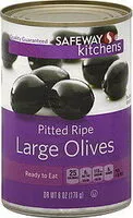 Suhkru kogus sees Large Ripe Pitted Olives