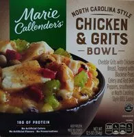 चीनी की मात्रा North carolina style chicken & grits bowl, north carolina style