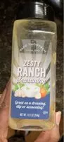 Amount of sugar in Zest ranch