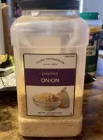 Amount of sugar in Chopped onion