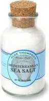 Amount of sugar in Mediterranean Sea Salt
