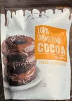 Amount of sugar in 100% unsweetened cocoa