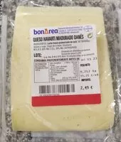 Cantidad de azúcar en Queso havarti madurado danes