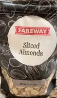 चीनी की मात्रा Sliced almonds