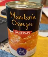 चीनी की मात्रा Mandarian oranges