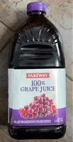 入っている砂糖の量 Grape Juice