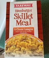 चीनी की मात्रा Hamburger skillet meal