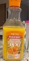 चीनी की मात्रा 100% Orange juice