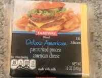 चीनी की मात्रा Deluxe American Pasteurized Process American Cheese