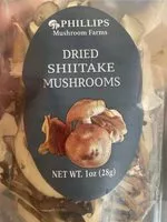 Cantidad de azúcar en Dried Shiitake Mushrooms