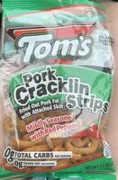 Zuckermenge drin Pork cracklin strips
