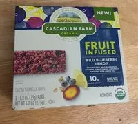 Сахар и питательные вещества в Cascadian farm organic