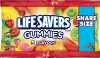 चीनी की मात्रा Gummies 5 flavor share size