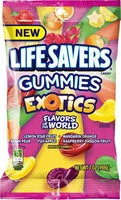 चीनी की मात्रा Exotic gummies