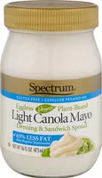 Suhkru kogus sees Eggless vegan light canola mayo