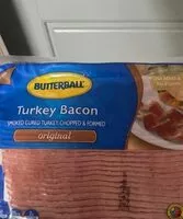 Zuckermenge drin Turkey Bacon