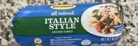 Zuckermenge drin Italian Style Ground Turkey