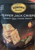 चीनी की मात्रा Pepper jack crisps