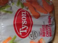 Jumlah gula yang masuk Unbreaded Buffalo Chicken Breast Strips
