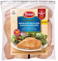 Zuckermenge drin Boneless skinless chicken breasts