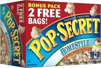 चीनी की मात्रा Homestyle popcorn