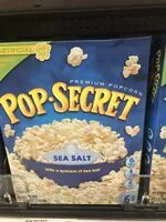 Suhkur ja toitained sees Pop secret