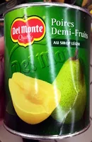 Sokerin määrä sisällä Del monte, halves pear