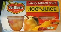 入っている砂糖の量 Cherry Mixed Fruit with Cherry Flavor in 100% Juice