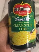 入っている砂糖の量 Sweet corn cream style
