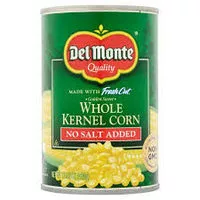 入っている砂糖の量 Whole kernel corn