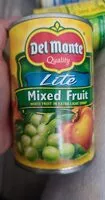 入っている砂糖の量 Mixed Fruit In Extra Light Syrup