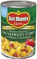 入っている砂糖の量 Whole Kernel Southwest Corn With Poblano & Red Peppers