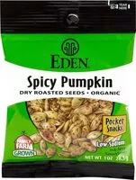 Quantité de sucre dans Spicy Pumpkin Dry Roasted Seeds