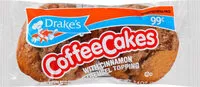 Amount of sugar in Coffee Cakes With Cinnamon Streusel Topping