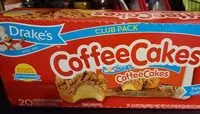 Amount of sugar in Coffee Cakes