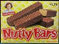 入っている砂糖の量 Wafers with peanut butter