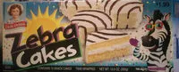 入っている砂糖の量 Zebra cakes