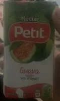 Cantidad de azúcar en guava nectar