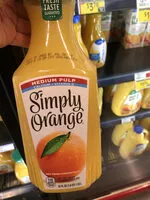 Cantidad de azúcar en Simply Orange