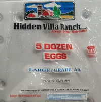 चीनी और पोषक तत्व Hidden villa ranch