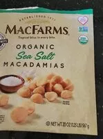 चीनी की मात्रा Macadamia