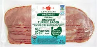 Cantidad de azúcar en Organics Uncured Turkey Bacon, Hickory Smoked