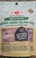 Sokerin määrä sisällä uncured Genoa salami bites