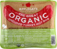 Sokerin määrä sisällä The Great Organic Uncured Turkey Hot Dog
