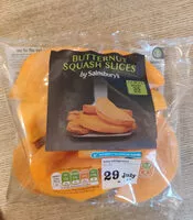 Jumlah gula yang masuk Butternut Squash Slices