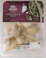 Zuckermenge drin Spinach & ricotta ravioli