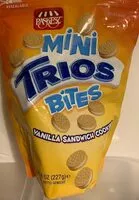 Количество сахара в Mini Trios Bites gout vanille