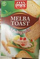 Количество сахара в Melba Toast Multigrain- 200 G