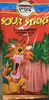 Количество сахара в Sour Sticks Fraise